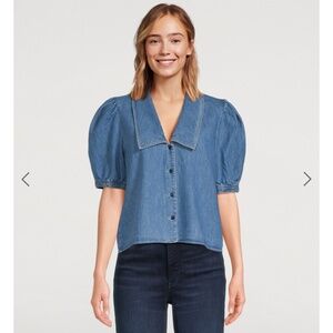Frame denim sailor blouse new with tags